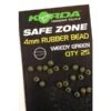 Korda Safe Zone 4mm Rubber Bead -Avonturen Plein 15890 korda korda safe zone 4mm rubber bead gre