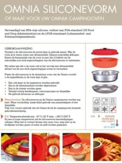 Omnia Siliconen Bakvorm -Avonturen Plein 31968 omnia siliconen bakvorm