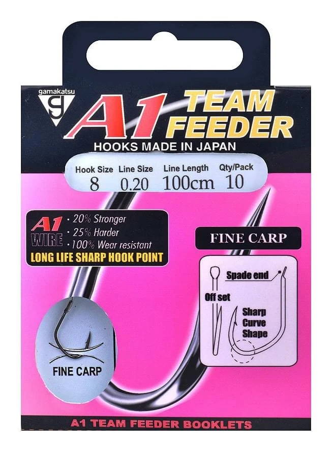 Gamakatsu A1 Team Feeder Fine Carp Onderlijn 3 Gamakatsu A1 Team Feeder Fine Carp Onderlijn
