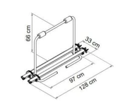 Bade Fietsendrager Caravan Eco -Avonturen Plein 58133 bade fietsendrager caravan eco