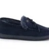 Warmbat Koala Suede Dames Slof Blauw -Avonturen Plein 72712 warmbat koala suede dames slof blauw
