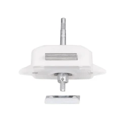 OCS Toiletdrukknopslot Wit Spanjolet