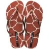 Ipanema I Love Safari Slipper Dames Bruin -Avonturen Plein 75663 ipanema i love safari slipper dames
