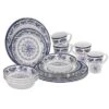 Bo-Camp Melamine Servies Old Dutch 16-delig -Avonturen Plein 76882 bo camp bc servies old dutch 16dlg melamine