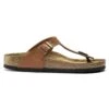 Birkenstock Gizeh BF Narrow Slipper Dames Bruin -Avonturen Plein 77455 birkenstock gizeh bf narrow slipper dames