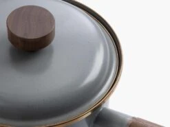 Barebones Geëmailleerde Steelpan -Avonturen Plein 77636 barebones enamel steelpan stone grey