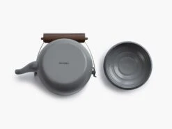 Barebones Geëmailleerde Theepot Donkergrijs -Avonturen Plein 77646 barebones enamel theepot stone grey