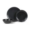 Kampa Ebony Cobble 12-delige Camping Servies Set -Avonturen Plein 77699 kampa ebony cobble 12 delige servies set