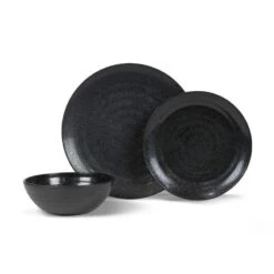 Kampa Ebony Cobble 12-delige Camping Servies Set