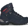 Lowa Renegade GTX Mid Wandelschoen Dames Donkerblauw -Avonturen Plein 80181 lowa renegade gtx mid wandelschoen dames