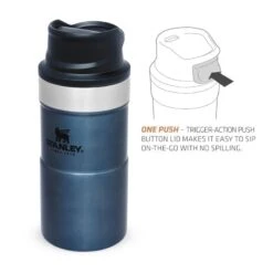 Stanley The Trigger-Action Travel Mug 0,25L Blauw -Avonturen Plein 82045 stanley the trigger action travel mug 025l
