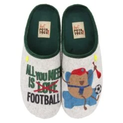 Hot Potatoes Kolssas All You Need Is Football Slof Heren Grijs