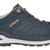 Lowa Locarno GTX Lo Ws 5.5 Navy Mandarin Donkerblauw -Avonturen Plein 82446 lowa locarno gtx lo ws 5.5 navy mandarin