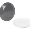 Bo-Camp Dinerbord Two-tone Set Grijs -Avonturen Plein 84424 bo camp dinerbord two toneset