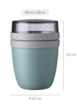 Mepal Lunchpot Ellipse Vibe Groen -Avonturen Plein 90127 mepal lunchpot ellipse vibe