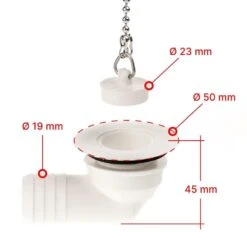 Comet Afvoerplug Haaks Ø25mm