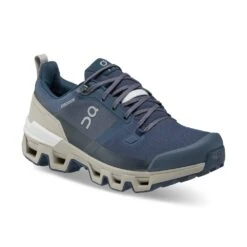 ON Cloudwander Waterproof Wandelschoen Dames Blauw