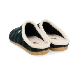 Hot Potatoes Tijvin Sloffen Heren Donkergroen -Avonturen Plein 92162 hot potatoes tijvin sloffen heren