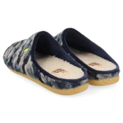 Hot Potatoes Hiebine Sloffen Heren Blauw -Avonturen Plein 92174 hot potatoes hiebine sloffen heren