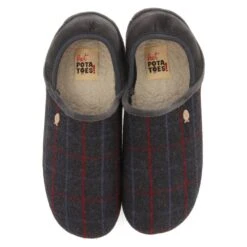 Hot Potatoes 67848B Sloffen Heren Grijs