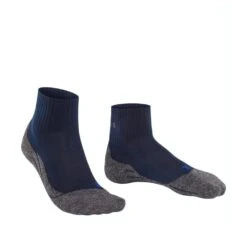 Falke TK2 Short Cool Wandelsok Heren Blauw -Avonturen Plein 92207 falke tk2 short cool wandelsok heren
