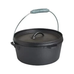 ML Pan Met Deksel Gietijzer 4L