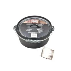 ML Pan Met Deksel Gietijzer 8L -Avonturen Plein 92361 ml pan met deksel gietijzer 8l