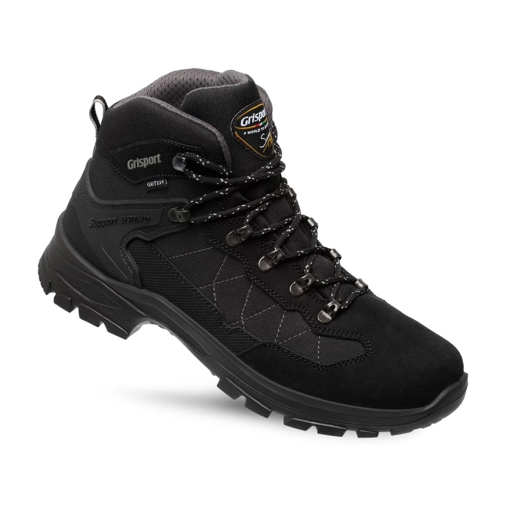 Grisport Scout Mid Wandelschoen Heren Zwart 4 Grisport Scout Mid Wandelschoen Heren Zwart - Afbeelding 2