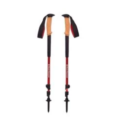 Black Diamond Trail Cork Trekking Wandelstokken Rood
